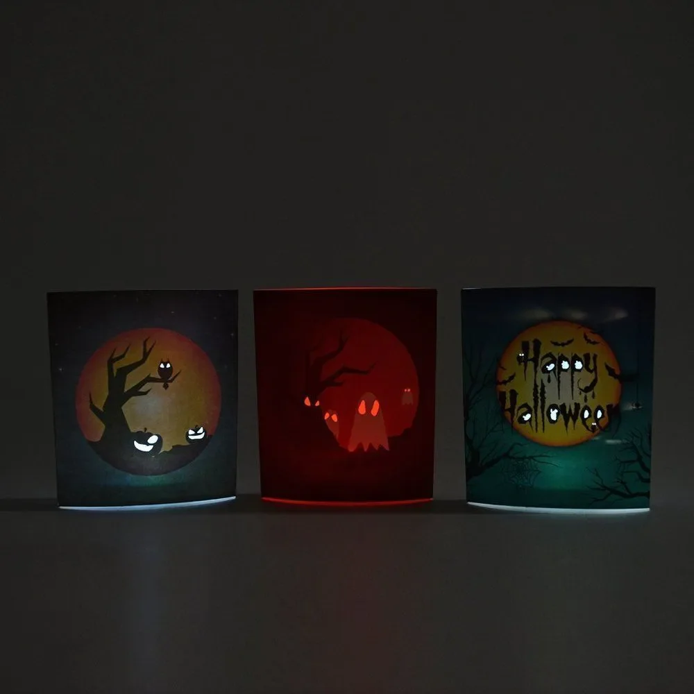 Halloween LED Standing Cards and Christmas
